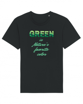 Green is Nature's favorite color Tricou mânecă scurtă Unisex Rocker
