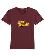 Super Brother Tricou mânecă scurtă guler V Bărbat Presenter