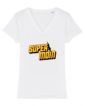 Super Mom White