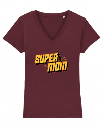 Super Mom Burgundy