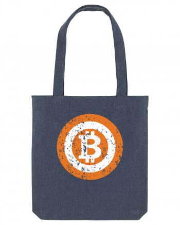 Bitcoin Retro Midnight Blue