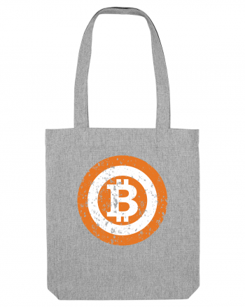 Bitcoin Retro Heather Grey