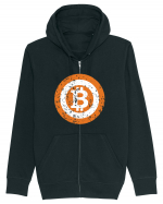 Bitcoin Retro Hanorac cu fermoar Unisex Connector