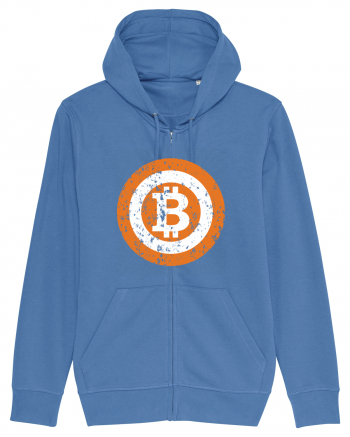 Bitcoin Retro Bright Blue