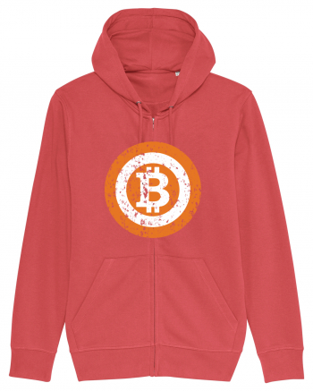 Bitcoin Retro Carmine Red