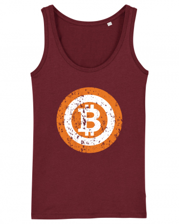 Bitcoin Retro Burgundy