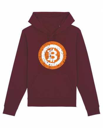 Bitcoin Retro Burgundy