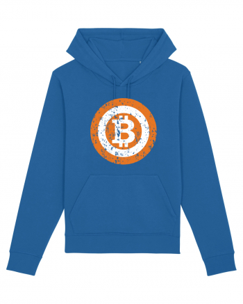 Bitcoin Retro Royal Blue