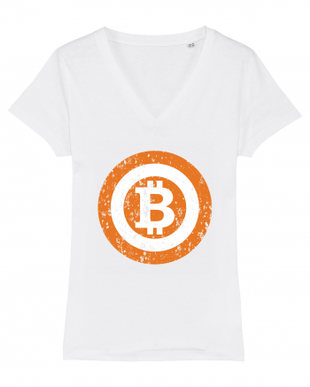 Bitcoin Retro White