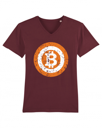 Bitcoin Retro Burgundy