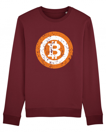 Bitcoin Retro Burgundy