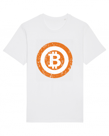 Bitcoin Retro White