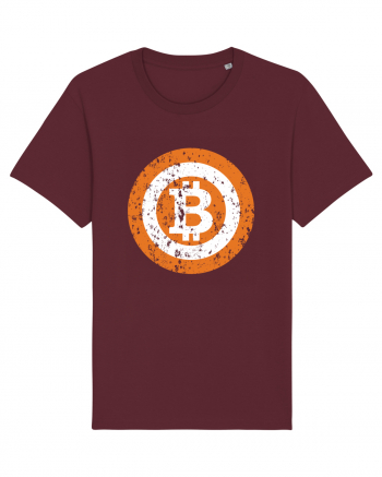 Bitcoin Retro Burgundy