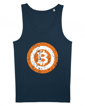 Bitcoin Retro Navy