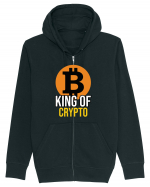 Bitcoin King Of Crypto Hanorac cu fermoar Unisex Connector