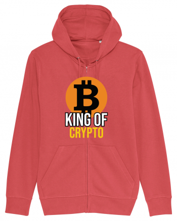 Bitcoin King Of Crypto Carmine Red