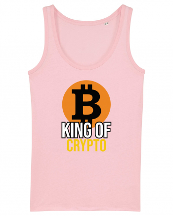 Bitcoin King Of Crypto Cotton Pink