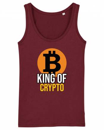 Bitcoin King Of Crypto Burgundy