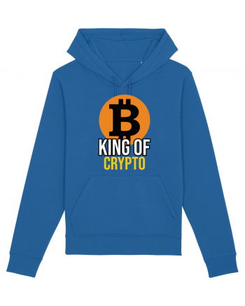 Bitcoin King Of Crypto Royal Blue