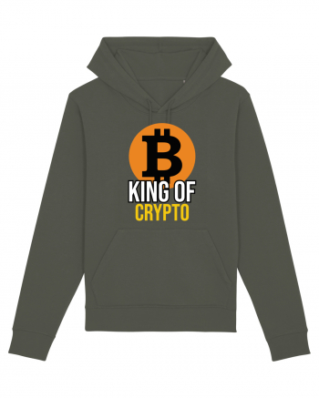 Bitcoin King Of Crypto Khaki