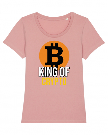 Bitcoin King Of Crypto Canyon Pink