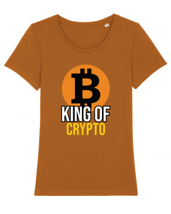Bitcoin King Of Crypto Roasted Orange