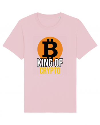 Bitcoin King Of Crypto Cotton Pink