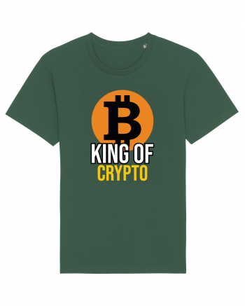 Bitcoin King Of Crypto Bottle Green