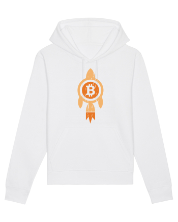 Bitcoin Rocket White