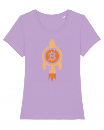 Bitcoin Rocket Lavender Dawn