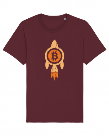 Bitcoin Rocket Burgundy