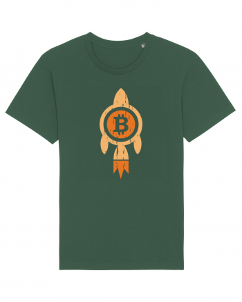 Bitcoin Rocket Bottle Green