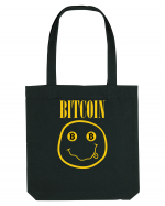 Bitcoin Smiley Face Sacoșă textilă