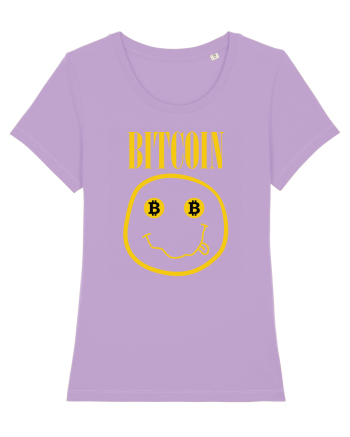 Bitcoin Smiley Face Lavender Dawn
