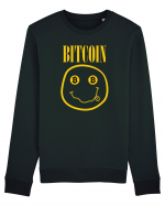 Bitcoin Smiley Face Bluză mânecă lungă Unisex Rise