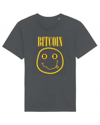 Bitcoin Smiley Face Anthracite