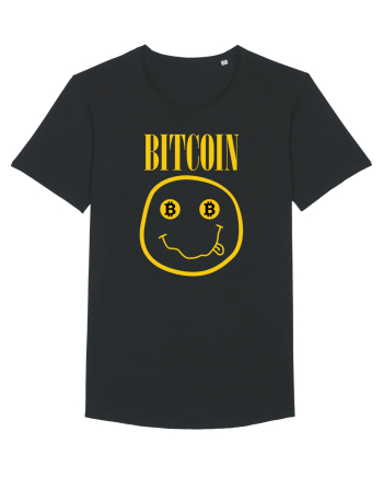 Bitcoin Smiley Face Black