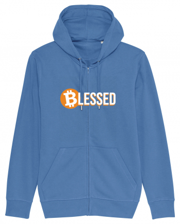 Blessed Bitcoin Bright Blue