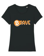 Brave Bitcoin Tricou mânecă scurtă guler larg fitted Damă Expresser