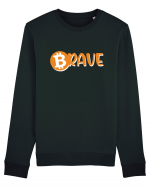 Brave Bitcoin Bluză mânecă lungă Unisex Rise