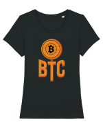 BTC Tricou mânecă scurtă guler larg fitted Damă Expresser