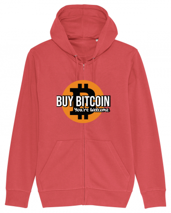 Buy Bitcoin Carmine Red