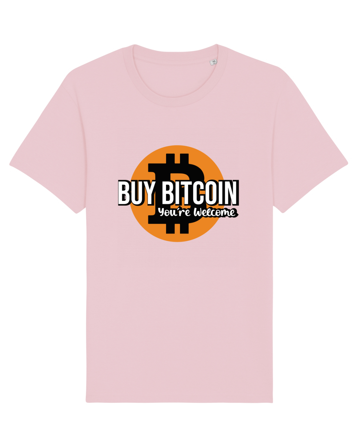 Tricou mânecă scurtă Unisex Rocker Cotton Pink
