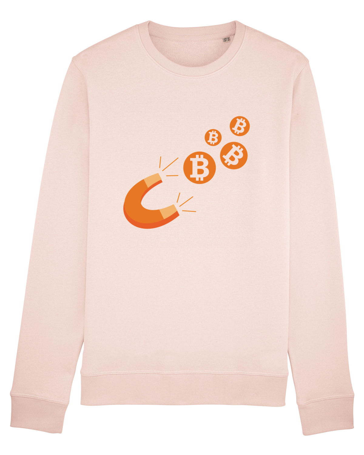Bluză mânecă lungă Unisex Rise Candy Pink