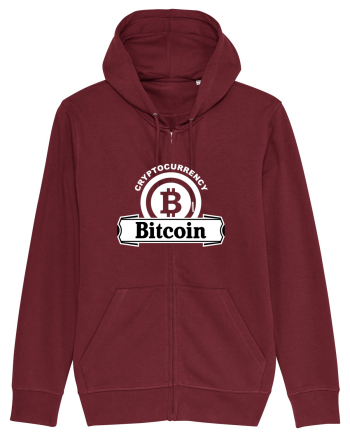 Cryptocurrency Bitcoin Burgundy