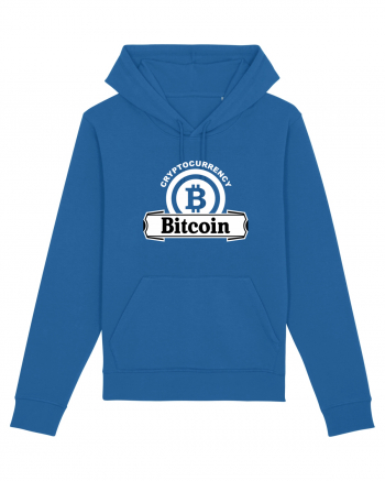 Cryptocurrency Bitcoin Royal Blue