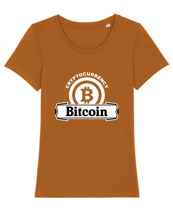 Cryptocurrency Bitcoin Roasted Orange