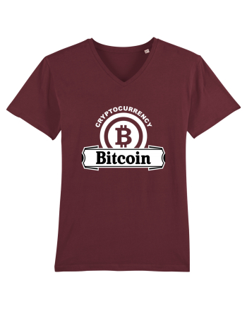 Cryptocurrency Bitcoin Burgundy