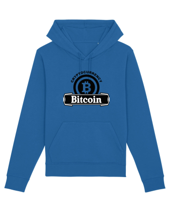 Cryptocurrency Bitcoin Royal Blue