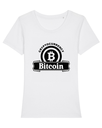 Cryptocurrency Bitcoin White